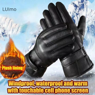Luimo Găng Tay Cảm Ứng Lạnh Chống Thấm Nước Ấm Áp Lông Cừu Thể Thao Ngoài Trời Giá 73.419 VND