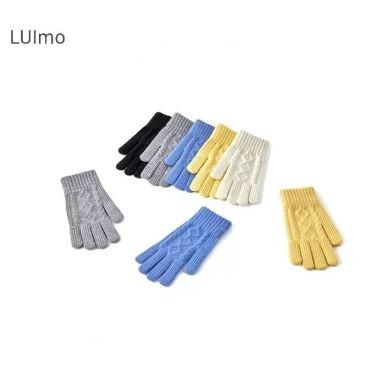 LUImo Găng Tay Dệt Kim Thu Đông - Cảm Ứng, Ấm Áp, Cách Nhiệt, Cute Unisex