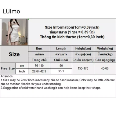 LUImo Gợi Cảm Retro Đồ Lót Đồng Phục Cắt Sườn Xám Tay Ngắn Nữ Váy Ngủ SBS Giá 136k 9