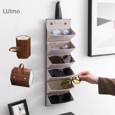 Luimo Hộp Đựng Trang Sức Di Động, Nhiều Khe Cắm Kính Mắt, Gấp Túi Xách SBS - 107.676₫
