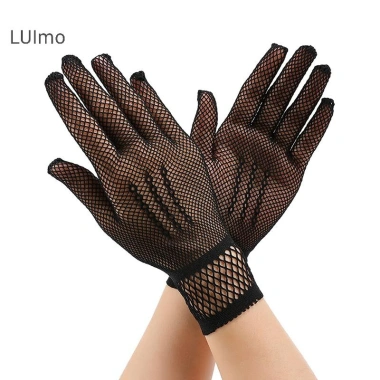 Luimo Hot Fishnet Găng Tay Lưới Ren Nữ Đen Trắng - Bảo Vệ Thanh Lịch Giá 25.623₫ 2