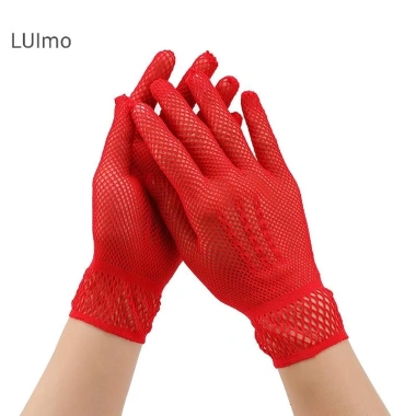 Luimo Hot Fishnet Găng Tay Lưới Ren Nữ Đen Trắng - Bảo Vệ Thanh Lịch Giá 25.623₫ 4