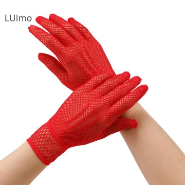 Luimo Hot Fishnet Găng Tay Lưới Ren Nữ Đen Trắng - Bảo Vệ Thanh Lịch Giá 25.623₫ 6
