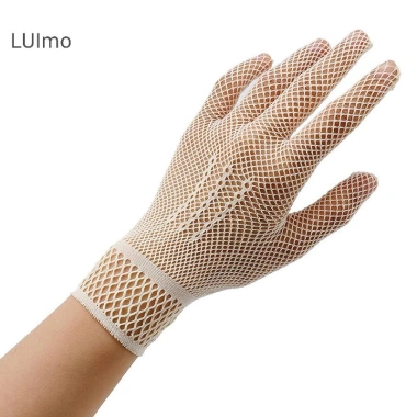 Luimo Hot Fishnet Găng Tay Lưới Ren Nữ Đen Trắng - Bảo Vệ Thanh Lịch Giá 25.623₫ 7