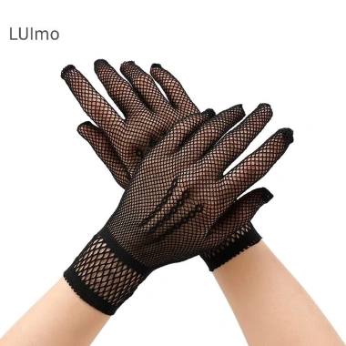 Luimo Hot Fishnet Găng Tay Lưới Ren Nữ Đen Trắng - Bảo Vệ Thanh Lịch Giá 25.623₫ 10