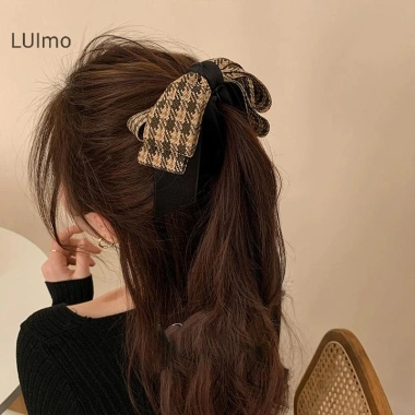 LUImo kẹp tóc nơ mũ chuối vải Hàn Quốc – Thiết kế đơn giản, thời trang, chỉ 51.408 VND