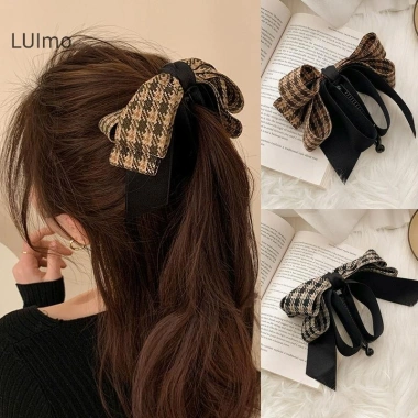 LUImo kẹp tóc nơ mũ chuối vải Hàn Quốc – Thiết kế đơn giản, thời trang, chỉ 51.408 VND