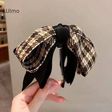 LUImo kẹp tóc nơ mũ chuối vải Hàn Quốc – Thiết kế đơn giản, thời trang, chỉ 51.408 VND