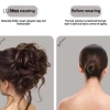 Luimo Kẹp Tóc Scrunchy SBS Co Giãn - Tóc Bun Chignon Lộn Xộn Xoăn Đa Dạng Giá 32.184đ 3