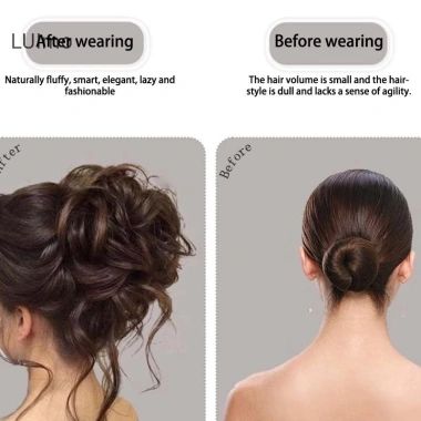 Luimo Kẹp Tóc Scrunchy SBS Co Giãn - Tóc Bun Chignon Lộn Xộn Xoăn Đa Dạng Giá 32.184đ 3
