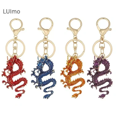 LUImo Móc Khóa Rồng Dài Đẹp Dễ Thương - Trung Quốc, Chuyền Ví, Chìa Khóa Ô tô, Quà Tặng