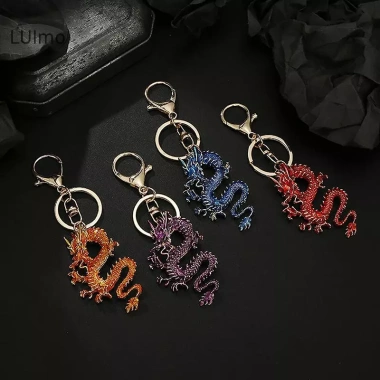 LUImo Móc Khóa Rồng Dài Đẹp Dễ Thương - Trung Quốc, Chuyền Ví, Chìa Khóa Ô tô, Quà Tặng