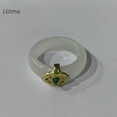 Luimo Retro Ngọc Nhẫn Đá Tối Giản - Trang sức tay SBS, giảm giá 33.370 VND 8