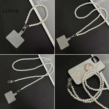 Luimo Sling SBS Dây Đeo Ngọc Trai Chống Mất - Vòng Cổ Ngang An Cho Điện Thoại 3