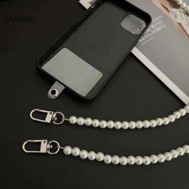 Luimo Sling SBS Dây Đeo Ngọc Trai Chống Mất - Vòng Cổ Ngang An Cho Điện Thoại 4