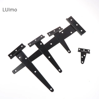 Luimo Sơn Đen Hình Chữ T Bản Lề Tam Giác cho Tủ Cửa, Cửa Bản Lề Phần Cứng SBS 3