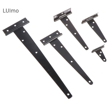 Luimo Sơn Đen Hình Chữ T Bản Lề Tam Giác cho Tủ Cửa, Cửa Bản Lề Phần Cứng SBS 7