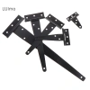 Luimo Sơn Đen Hình Chữ T Bản Lề Tam Giác cho Tủ Cửa, Cửa Bản Lề Phần Cứng SBS 8