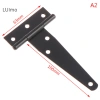 Luimo Sơn Đen Hình Chữ T Bản Lề Tam Giác cho Tủ Cửa, Cửa Bản Lề Phần Cứng SBS 10