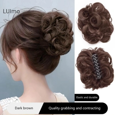 Luimo Tóc Bun Sống Động Bud Co Giãn Nữ Lộn Xộn Giả Miếng Lót Tóc Nhiệt Độ Cao Lụa SBS 6 Luimo Tóc Bun Sống Động Bud Co Giãn Nữ Lộn Xộn Giả Miếng Lót Tóc Nhiệt Độ Cao Lụa SBS 6