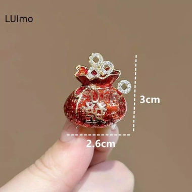 LUImo Trâm Cài Động Vật Dễ Thương Cung Ngựa & Sư Tử - Quà Tặng Năm Mới