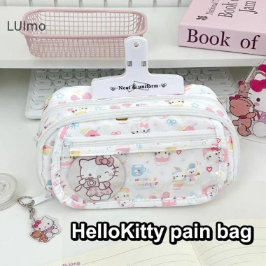 LUImo Túi Xách Hộp Đựng Bút Chì Nhiều Lớp Hoạt Hình Dễ Thương - Dung Lớn, SBS, Quà Tặng Sinh Viên