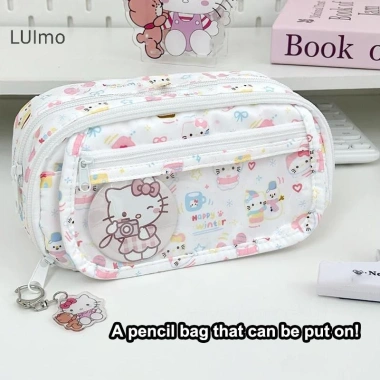 LUImo Túi Xách Hộp Đựng Bút Chì Nhiều Lớp Hoạt Hình Dễ Thương - Dung Lớn, SBS, Quà Tặng Sinh Viên