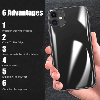 Lưng HD Trong Suốt Hydrogel 9.999D cho iPhone Xs Max XR SE 2.020‑2.022 – Bảo Vệ Màn, Chống Cháy Nổ, Giá 14.308₫