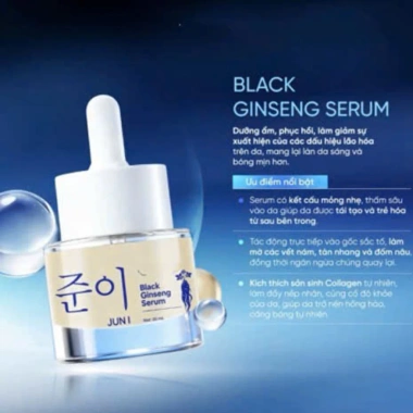 LUNYS Tinh Chất Serum Black Ginseng Chiết Xuất Nhân Sâm Đen, Làm Trắng Da, Mờ Thâm, Chống Lão Hóa, Giá chỉ 89.000₫ 2