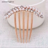 Lược 5 răng Onetimingfine ngọc trai pha lê - Kẹp tóc cưới, kim cương giả, 27.000đ 9