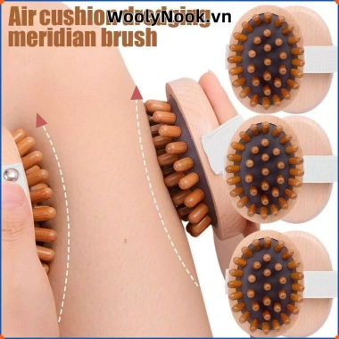 Lược Massage WOOLYNOOK Nhựa - Chải Kinh Tuyến Huyệt, Máy Mát Xa Túi Khí 31.200₫