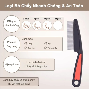 Lược thép không gỉ loại bỏ chấy rận - Dụng cụ hiệu quả, giá chỉ 43.888 VND
