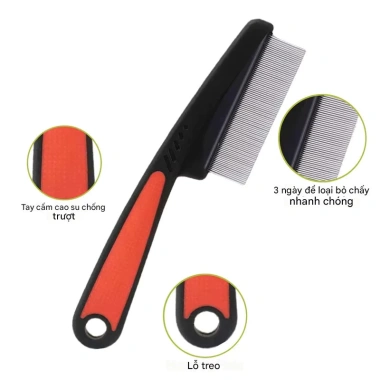 Lược thép không gỉ loại bỏ chấy rận - Dụng cụ hiệu quả, giá chỉ 43.888 VND