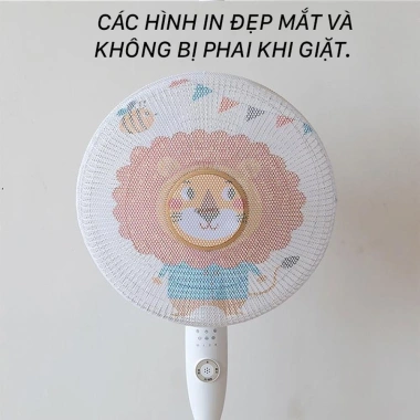 Lưới bọc lồng quạt an toàn cho bé, vải lưới thoáng gió, giây rút đa kích thước, giảm giá hấp dẫn 2
