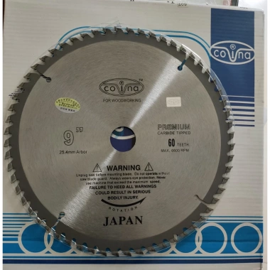 Lưỡi Cắt Gỗ Covina 230-60 Răng Siêu Bén - Siêu Bền, Giá Khuyến Mãi 175.000₫ Lưỡi Cắt Gỗ Covina 230-60 Răng Siêu Bén - Siêu Bền, Giá Khuyến Mãi 175.000₫