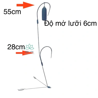 Lưỡi Câu Đơn 2 Tầng Săn Hàng Cho Camera Câu Cá - Giá 90k Khuyến Mãi