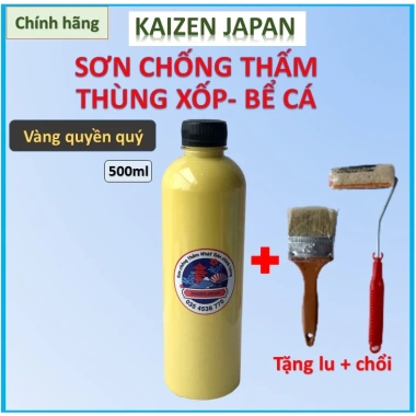 Lưới, Chổi & Sơn Chống Thấm Thùng Xốp 500-1.000ml - Giá chỉ 105.900 VND, bảo vệ hồ cá