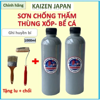 Lưới, Chổi & Sơn Chống Thấm Thùng Xốp 500-1.000ml - Giá chỉ 105.900 VND, bảo vệ hồ cá