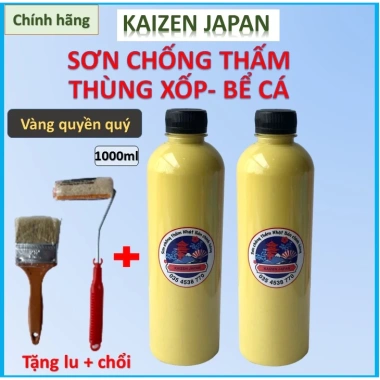 Lưới, Chổi & Sơn Chống Thấm Thùng Xốp 500-1.000ml - Giá chỉ 105.900 VND, bảo vệ hồ cá