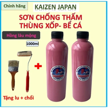 Lưới, Chổi & Sơn Chống Thấm Thùng Xốp 500-1.000ml - Giá chỉ 105.900 VND, bảo vệ hồ cá