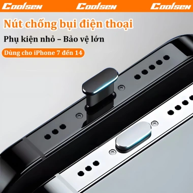 Lưới Chống Bụi Cổng Sạc Kim Loại iPhone 14-13-12-11 Pro Max XR XS XSMAX 7-8 Plus - 22.500₫