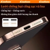 Lưới chống bụi loa kim loại cổng sạc iPhone 17-16-15-14-13-12 Pro Max - Giá 35.800