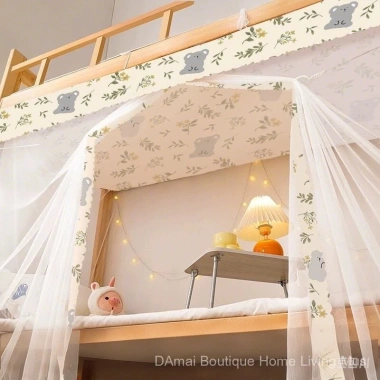 Lưới Chống Muỗi Ký Túc Xá Sinh Viên Mã Hóa - Dễ Lắp Tầng Trên và Dưới, Thiết Kế Bé Gái, Giường Đơn, Bảo Vệ 100% 2 Lưới Chống Muỗi Ký Túc Xá Sinh Viên Mã Hóa - Dễ Lắp Tầng Trên và Dưới, Thiết Kế Bé Gái, Giường Đơn, Bảo Vệ 100% 2