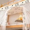 Lưới Chống Muỗi Ký Túc Xá Sinh Viên Mã Hóa - Dễ Lắp Tầng Trên và Dưới, Thiết Kế Bé Gái, Giường Đơn, Bảo Vệ 100% 3