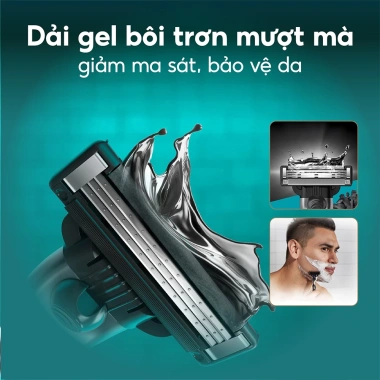 Lưỡi dao Gillette Mach 3 Clean Shave thay thế 2 chiếc - Cắt mượt, bền bỉ, giảm 22%