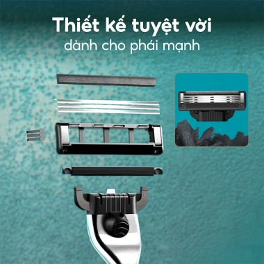 Lưỡi dao Gillette Mach 3 Clean Shave thay thế 2 chiếc - Cắt mượt, bền bỉ, giảm 22%