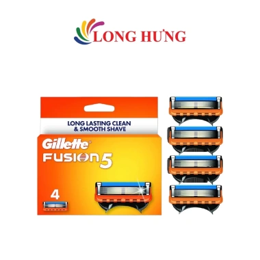 Lưỡi dao thay thế Gillette Fusion 5 - Set 4, cắt sạch, giảm giá 499.000₫
