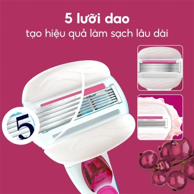 Lưỡi dao thay thế Gillette Venus Comfortglide Olay Sugarberry Set 4 cái giá chỉ 489.000₫ 3 Lưỡi dao thay thế Gillette Venus Comfortglide Olay Sugarberry Set 4 cái giá chỉ 489.000₫ 3