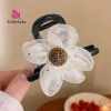 Lưới Kim Cương Giả Hoa Vuốt Tóc Nữ Bé Gái Voan Hoa Ngọt Ngào, Thanh Lịch, Thời Trang Hàn Quốc, Giá chỉ 41.904đ 10