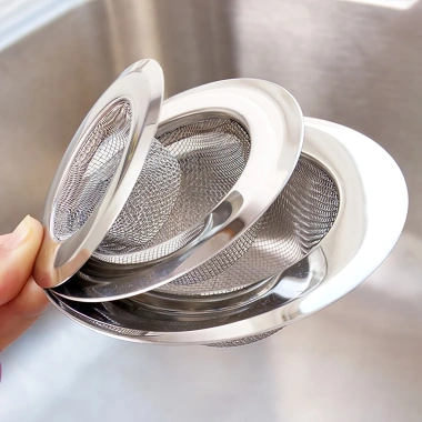 Lưới lọc rác inox không gỉ TRAMO - Phễu lọc rác thoát sàn nhà tắm, bồn rửa bếp, bồn rửa mặt, giảm giá 19.000 VND